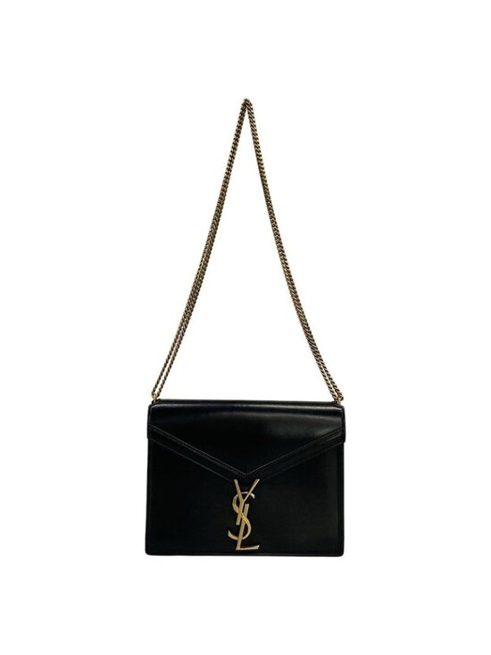 Saint Laurent Handbags - Saint Laurent Paris Shoulder Bag Cassandra Black Chain Leather